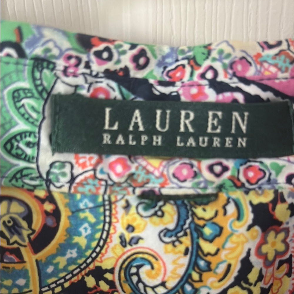 Colorful Ralph Lauren Button-Up Shirt - Picture 3 of 3